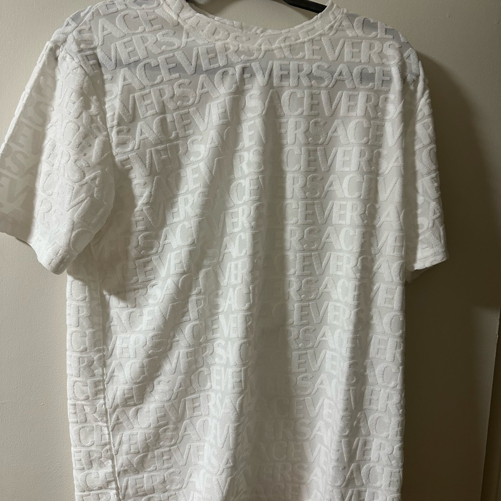 Versace White Short Sleeve Tee